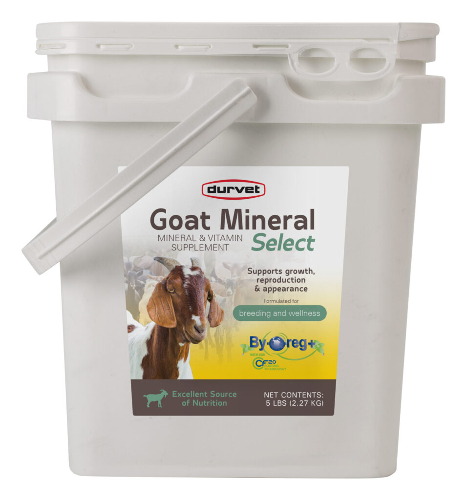 A sample mineral and vitamins supplement for goats